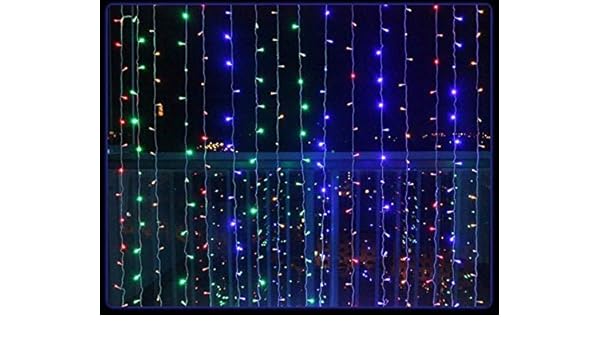 Buy Lpk Store Led Pvc Waterfall Curtain Lights 3x3m Color