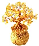 citrino ropa avellaneda Material: resina y citrino. Ebase Árbol del dinero de citrino amarillo, incluye una bolsa de dinero para atraer la suerte
