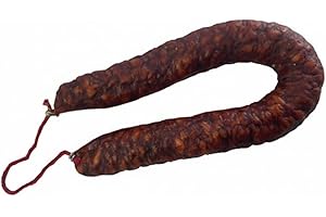 EMBUTIDOS Y JAMONES BLANCO Chorizo Espagnol. Chorizo ​​épicé Zamora. Chorizo ​​​​Sarta épicé environ 500gr. Snack salé idéal à l'apéritif à tout moment de la journée. Produit artisanal. Chorizo ​​100% Naturel.