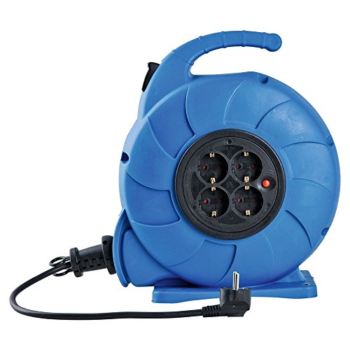 Preisvergleich Produktbild Heitronic Kabeltrommel, mit 4-fach Verteiler , 20m