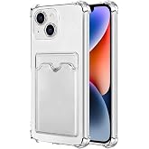 Lavderuar İphone 15 İle Uyumlu Y&uuml;ksek Kalite &Ouml;zel Kartlıklı Şeffaf Telefon Kılıfı &ndash; Arka Cepli C&uuml;zdanlı Silikon Koruyucu Kapa