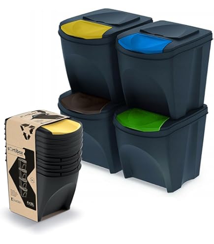 Borne De Tri Sélectif Design | Poubelles De Tri Sélectif | Axess Industries