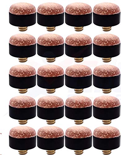 IQ Pool - Puntas de taco de billar con rosca (11 mm, 20 unidades)