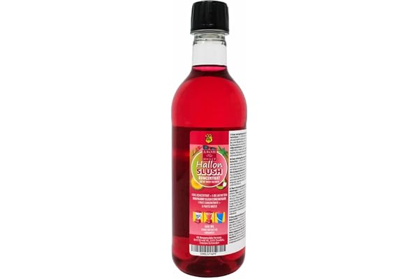 Himbeer-Slushkonzentrat 500 ml, Mischungsverhältnis 1:5 | Slush-Eis | Crush-Eis | Wassereis