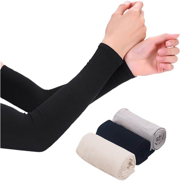 Lot De 6 Paires Manchettes De Protection Solaire - Bras Anti UV Été - Couleurs Variées