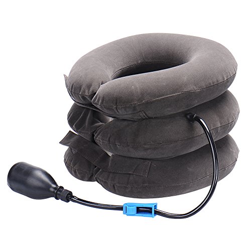 Home Using Medical Air Cervical Neck Traction Cervical Collar Neck Massager for Headache Shoulder Neck Pain