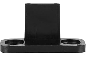 GLOGLOW Réglable Glissière de Fond de Plancher de Mur Clip pour la Porte de la Grange Guide de Sol Multifonctionnel pour la quincaillerie de Portes Double avec vis Set Accessoire de Meubles