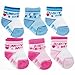 Mummy/Daddy Loves Me 3 pair sock pack by Soft Touch - Pink - 0-3 Months
