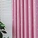 Produktbild 2er-Set Rosa Sterne Vorhänge für Kinder Kinderzimmer (245*140, Rosa Sterne)