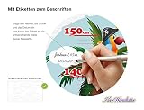 I-love-Wandtattoo M-13-009 Kinderzimmer Messlatte „Pirat“ zum kleben, beschriften und selbst gestalten Sticker Aufkleber Wandtattoo Wandaufkleber Wanddeko - 2