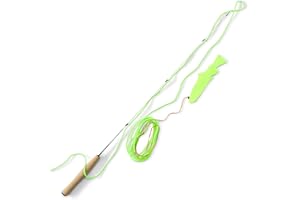 Orvis PractiCaster Übungs-Fliegenrute – kompakte Übungs-Angelrute zur Verbesserung der Wurfschlag- und Schlaufentechnik, Weiß – 36