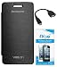 TBZ Flip Cover Case for Lenovo Vibe S1 with OTG Cable and Tempered Screen Guard -Black RS.399.00
