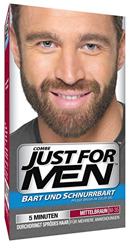 Just For Men Brush in Color Gelformel Bart Und Schnurrbart Mittelbraun