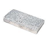bolso fiesta dorado parfois Estas bolsas de noche para mujer son de cierre a presión, fácil de abrir y cerrar con brillante diseño de diamantes de imitación, te hacen más elegante y de moda
