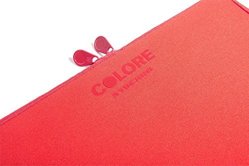 Tucano Second Skin Colore Neopren-H  lle f  r widescreen Notebooks  15 6 Zoll   rot