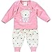 Lullaby Baby Girls Pretty Kitten Pyjamas - Pink - 3/6 Months