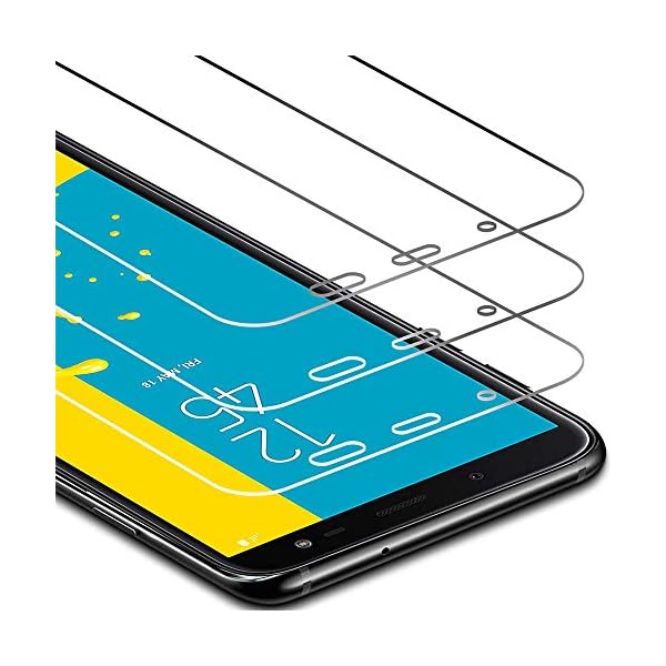 Zloer [3 Stück Panzerglas Schutzfolie für Samsung Galaxy J3 2017, [9H Härtegrad] [Anti-Kratzen] - Anti-Bläschen, Leicht Anzubringen