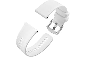 Anbeer Silicone Quick Release Watch Straps for Men Women, Rubber Replacement Watch Bands, Strap Width 16mm 18mm 20mm 22mm 24mm