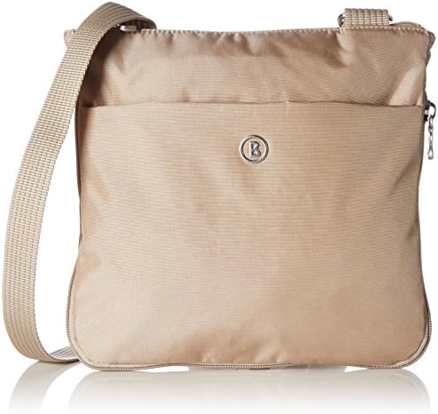 Bogner Leather Women's SOLE M Cross-Body Bag Beige Beige (macadamia 362)