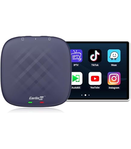Carlinkit Tbox Ambient RGB 3-in-1 Wireless CarPlay Android Auto