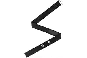 Ceinture Cardio Réglable de 70 cm à 115 cm, ELEPRUC Bandeau Cardio pour Capteur Cardiaque Bluetooth Ant+, Sangle Cardio Compatible avec Garmin, Wahoo, Polar H9 H10, Coospo, Magene, Bryton, Livlov