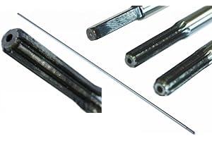 IMJ-GLOBAL Tige de transmission | pour débroussailleuse | Longueur totale 153 cm | Diamètre Ø8 mm | 7 dents | en acier trempé | Pièce de rechange