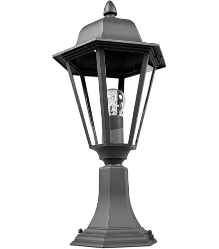Lindby lampada da esterni dimmerabile con sensore di movimento (Moderno) colore Grigio, in Acciaio Inox Lampioncino paletto luminoso viale lampioncino