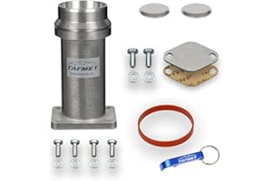 TAFMET Kit de ajuste de tubo de repuesto de válvula EGR para BMW E87 E90 E92 E93 E60 E61 E66 X3 X5 con motores 2.0 M47N2 3.0 D M57N2