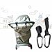 Yongse 2Pcs Universal Buggy Mummy Clips Pram Pushchair Shopping Bag Hooks Carabiner