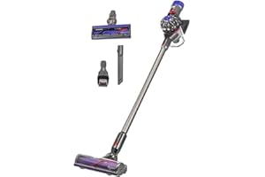 Dyson V8 Origin bezprzewodowy odkurzacz ręczny (w zestawie szczotka elektryczna z napędem bezpośrednim, ssawka z akcesoriami, w zestawie akumulator niklowo-kobaltowo-aluminiowy, uchwyt ścienny i