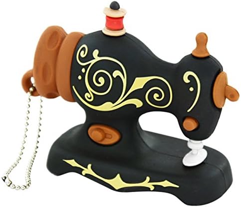 Smartneedle USB2SWBLA USB 2 Gb Flash Drive Black Antique Sewing Machine Art and Craft Product