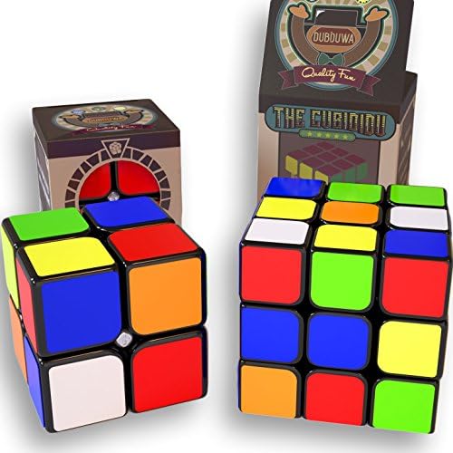 THE CUBIDIDU SET 3X3 AND 2X2 Magic Cube - ¡It's faster and smoother than the original - classic! - High quality materials - Speed cube pack 3x3x3 2x2x2