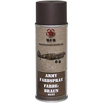 6 DS BW Army Farbspraydosen – Panzergrau, Je 400 Ml, Professionelle Sprühlackierung