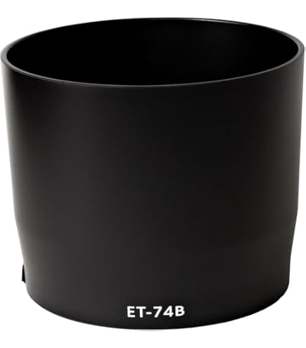 CELLONIC® Zonnekap ET-74B compatibel met Canon EF 70-300mm f/4-5.6 IS II USM Lens Bescherming Lens Hood Zonkap Zonneklep