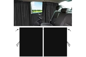 mizikuu Tende Divisorie per Auto, 190 * 120cm Tendine Parasole Auto protezione solare per auto Tenda Protezione Privacy Ganci Staccabili per tutte le creme solari dell'auto