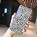 Price comparison product image GUYISJK Iphone Phone Case Tide Brand Leopard Iphone X Fashion Women Xr Blu-Ray Glass Shell Xs Max All-Inclusive 8Plus Drop 7P Soft Edge Silicone Case Iphone 6Splus Phone Case, 6P 6Splus Blu-Ray Glas