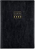 Image de Kalender, Termine, Notizen, Einband schwarz, Format 16,5 x 12 cm