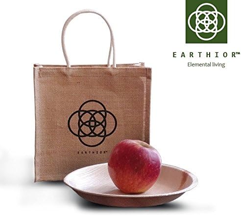 Set of 20 Round Eco Dessert Plates multi-use &amp; disposable premium party plates