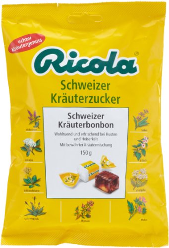 Preisvergleich Produktbild Ricola Schweizer Kräuterzucker, 4er Pack (4x 150 g)