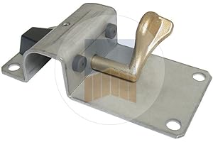 PORTAC Sabot en Acier zingué avec basculeur Cupro-aluminium et butée en caoutchouc - Hauteur (mm) : 40, Réglage (mm) : 24 à 45