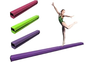 HomeSun Schwebebalken 240cm Faltbar Balance Beam Gymnastik Balance-Balken Gymnastikbalken Übung Fitness Training Turnen für Zuhause
