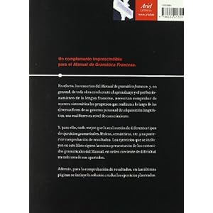 GRAMÁTICA FRANCESA.LIBRO DE EJERCICIOS (Ariel Letras)