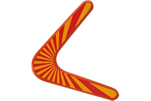 BORFUE Handmade Boomerang V-Shaped Returning Boomerang Sports Game Toy for Backyard Children Game Funny Gifts