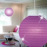 MIA Light Papier Kugel Hänge Leuchte Ø400mm/ Asia/ Lila/...