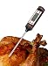 Produktbild Kochen Thermometer, Fosmon Digital-Thermometer Instant-Lesen mit Lange Edelstahl Sonde & LCD-Bildschirm für Lebensmittel, Fleisch, Küche, BBQ, Grill, Liquid, Öl