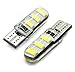 Produktbild 2x LED LAMPEN 6 x 5630 SMD XENON WEISS CANBUS T10 W2.1x9.5d 12V 2 STÜCK Standlicht Leselicht Kennzeichen- Innen- Fußraumbeleuchtung