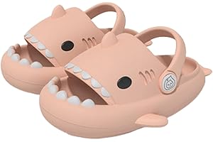 JANGZIIA Zapatillas Tiburón Niño Zuecos Verano Antideslizante para Niños Niñas Transpirable Slip-on Playa Zapatos Sandalias Tiburón Piscina Jardín Zuecos y Mulas