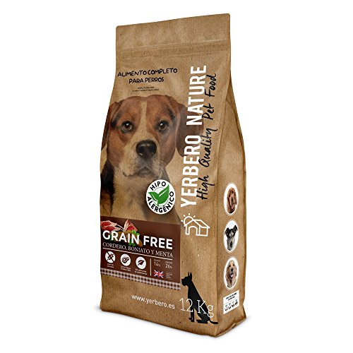 YERBERO Nature Grain Free de Cordero Comida para Perros Sin Cereales 12 kg