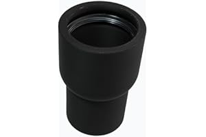 GENERISCH Adapter für Luft Absaugschlauch | Staubsaugerschlauch zum Aufschrauben - Werkstattabsaugung (DN50 mit HT Muffe, 38mm Schlauch Innen Durchmesser)