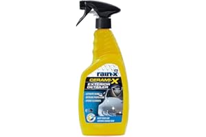 Rain-X Cerami-X Detailer Premium – Recubrimiento Cerámico de Alto Brillo – Protección Duradera Contra Intemperie y Rayos UV – Efecto Hidrofóbico y Sin Rayas – 500 ml